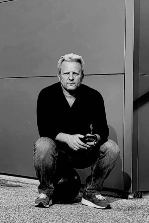 Fabrice Mignot, chef machiniste, sur le plateau de tournage